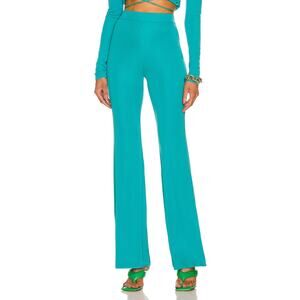 The Andamane Stretch Green Gaia Flare Pants Size 38 EU / US 2